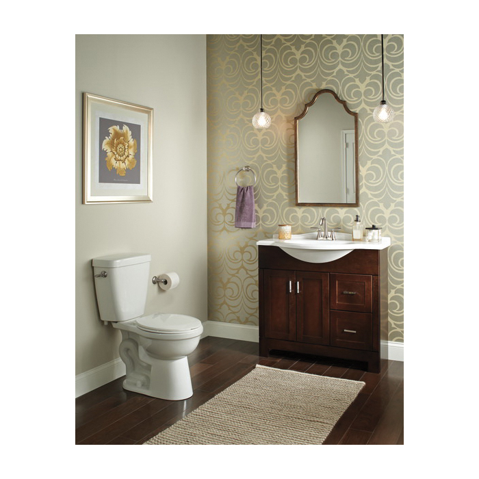 Delta Lorain Series 25716LF-SS-ECO Bathroom Faucet, 1.2 gpm, 2-Handle, 3-Faucet Hole, Stainless, Lever Handle
