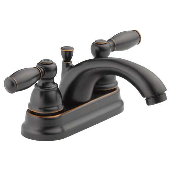 Peerless P299675LF-OB Bathroom Faucet, 1.2 gpm, 2-Handle, 3-Faucet Hole, Oiled Bronze, 4 in Faucet Centers