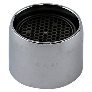 Lasco 09-9011 Faucet Aerator, 55/64-27 Female, Brass, Chrome Plated, 1.8 gpm, For: LASCO Faucet