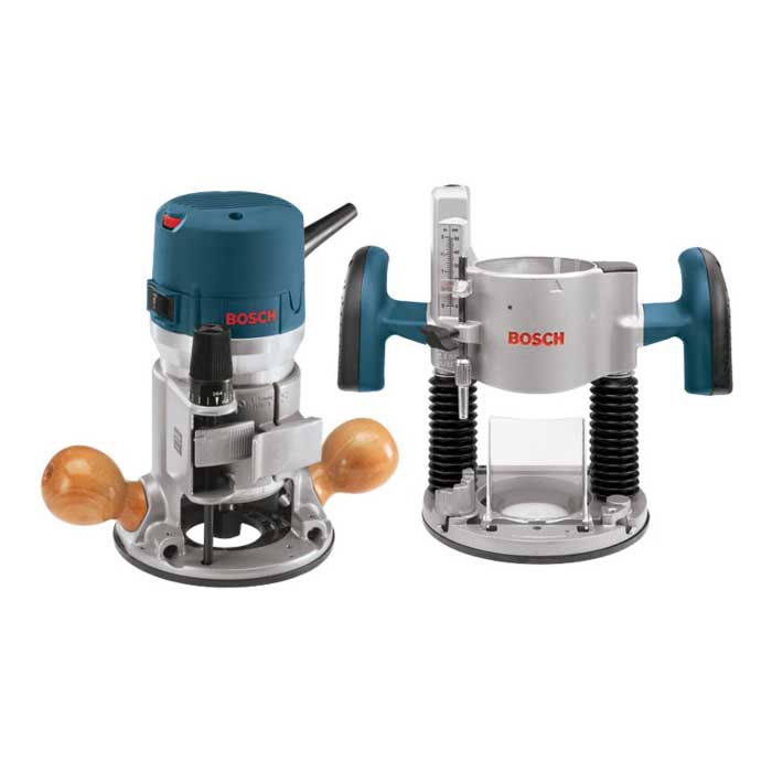 1617EVSPK Combination Plunge and Fixed Base Router, 12 A, 1/4 to 1/2 in Collet, 8000 to 25,000 rpm Load Speed