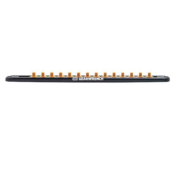 GearWrench 83126 Socket Rail, 14-Drive Clip, 14-1/2 in L, Aluminum - 2