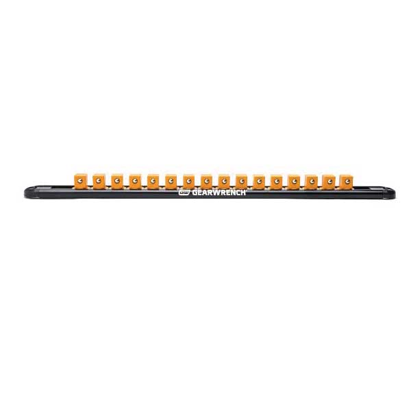 GearWrench 83126 Socket Rail, 14-Drive Clip, 14-1/2 in L, Aluminum - 3