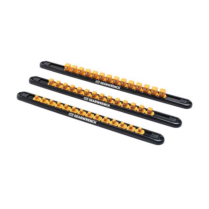 GearWrench 83126 Socket Rail, 14-Drive Clip, 14-1/2 in L, Aluminum - 4