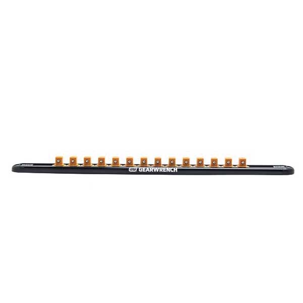 GearWrench 83127 Socket Rail, 14-Drive Clip, 15-1/2 in L, Aluminum - 5