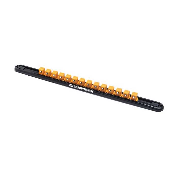 GearWrench 83128 Socket Rail, 14-Drive Clip, 30-1/2 in L, Aluminum - 3