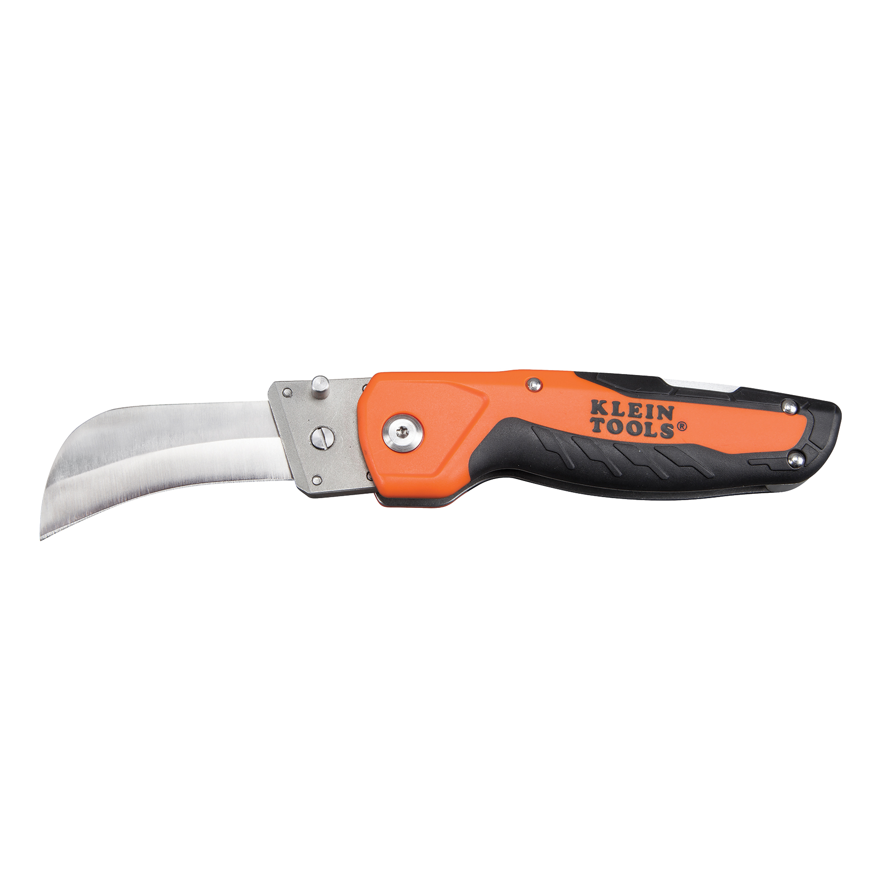 44218 Utility Knife with Replaceable Blade, 2-1/2 in L Blade, Stainless Steel Blade, Black/Orange Handle