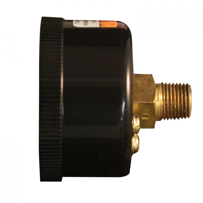 Milton 1189 Gauge, High-Pressure, Mini, ABS/Brass/Polycarbonate, 1-1/2 in L x 1-1/2 in W x 2 in H