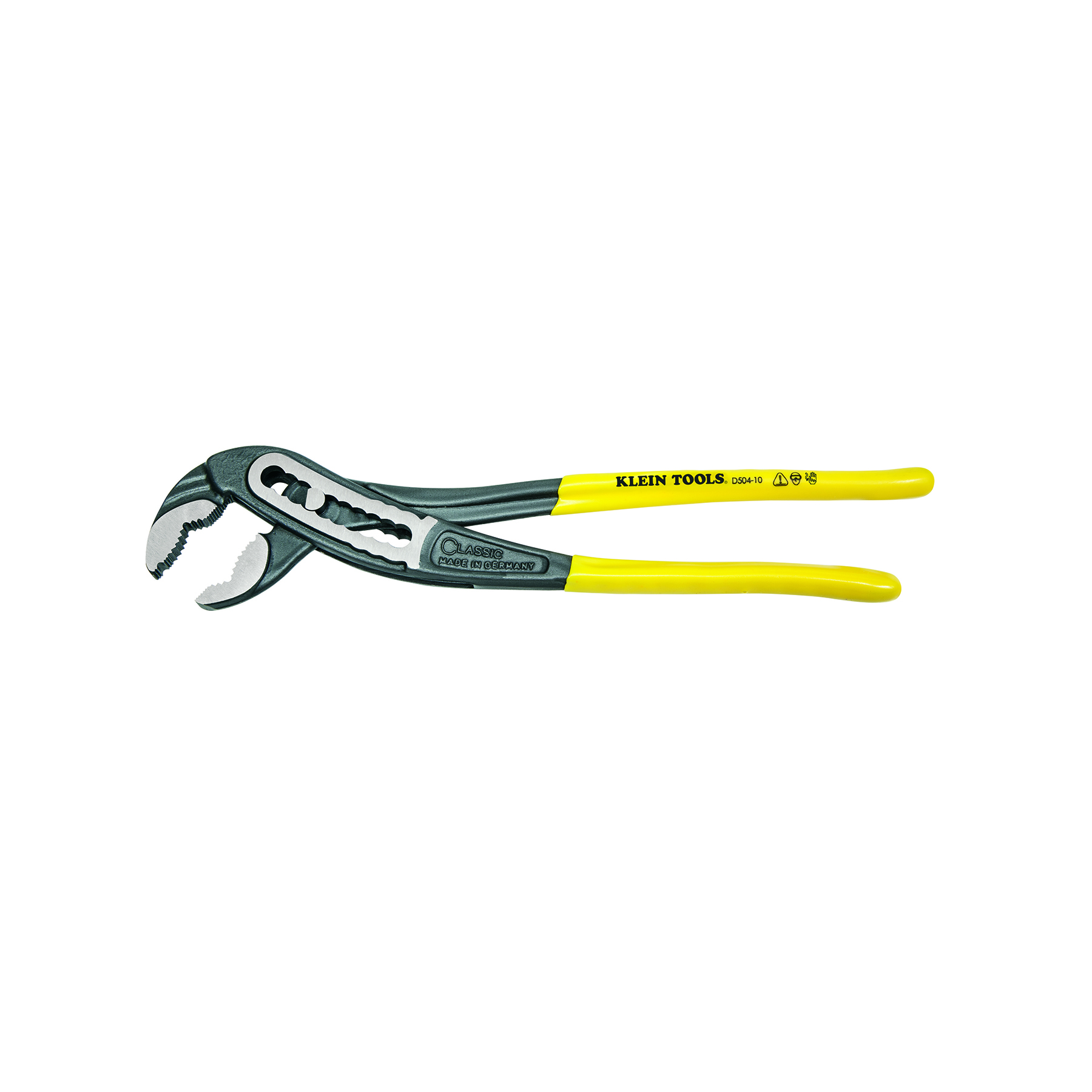 D504-7 Pump Plier, 7-3/8 in OAL, 1-3/8 in Jaw, Yellow Handle