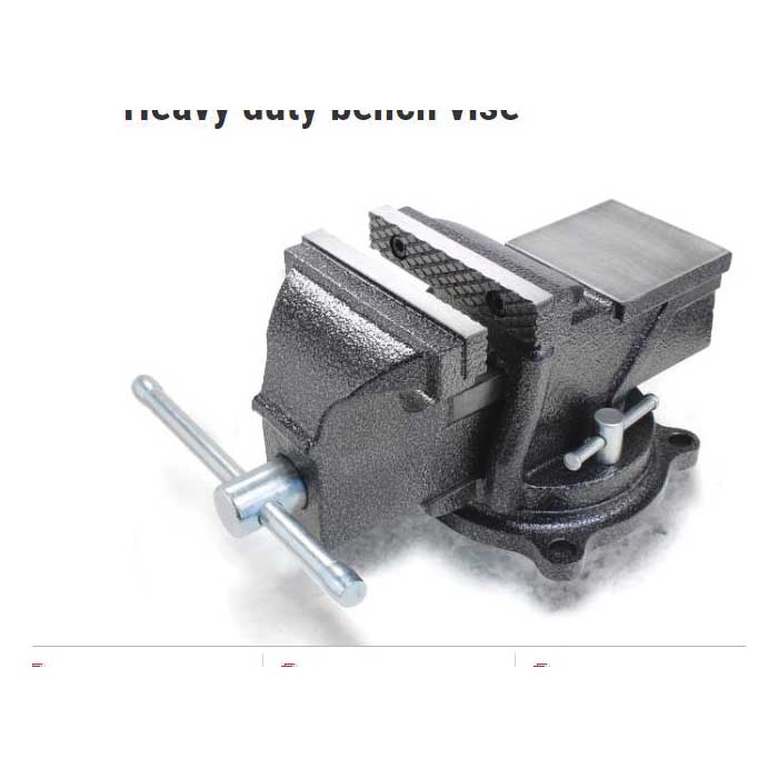 4 in Bench Vise, Bessey, 4 in Jaw Opening, 2 in D Throat, Heavy-Duty - 3
