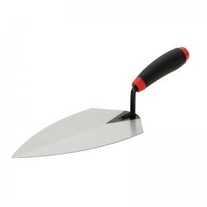 MAXXGRIP 18090 Brick Trowel, 10 in L Blade, High Carbon Steel Blade, High-Lift Handle, Hardwood Handle