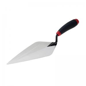 MAXXGRIP Series 18095 Brick Trowel, 10 in L Blade, High Carbon Steel Blade, High-Lift Handle, Hardwood Handle