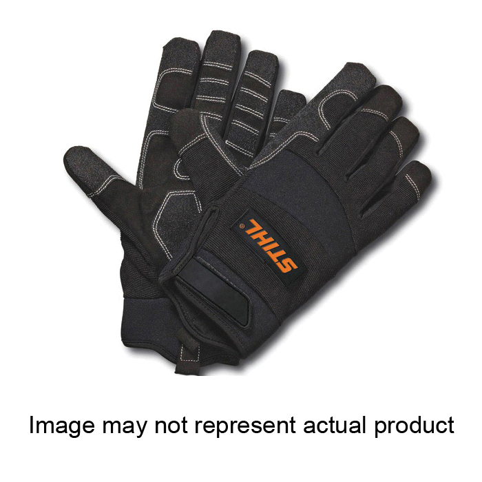 STIHL 7010 884 1142 Mechanic Gloves, XL, Synthetic Leather - 1