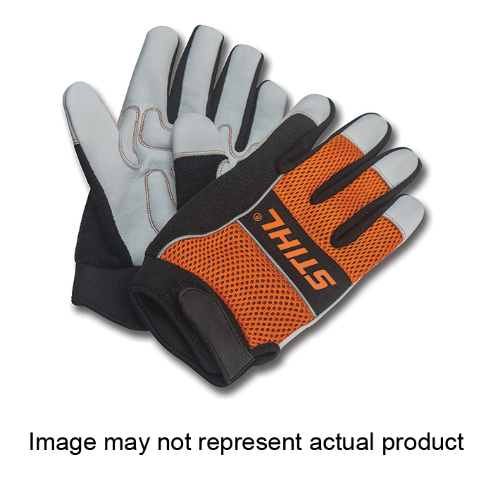 Stihl 7010 884 1157 Meshback Gloves, M, Nylon