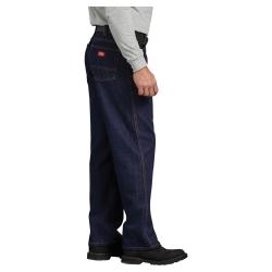 Dickies 9393-RNB-32X32 Jeans, S/M, 32 in Waist, 32 in L Inseam, Rinsed Indigo Blue, Regular, Straight Fit - 3