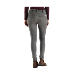 Carhartt 102734-457-8-R Jeans, 8, 30 to 31 in Waist, 30 in L Inseam, Sundried, Skinny, Slim Fit, Regular, Stretchable