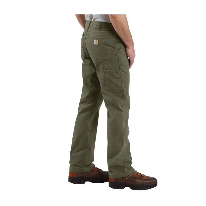 Carhartt B324-DKH32 36A Dungaree Pants, 36 in Waist, 32 in L Inseam, Dark Khaki, Relaxed Fit - 3