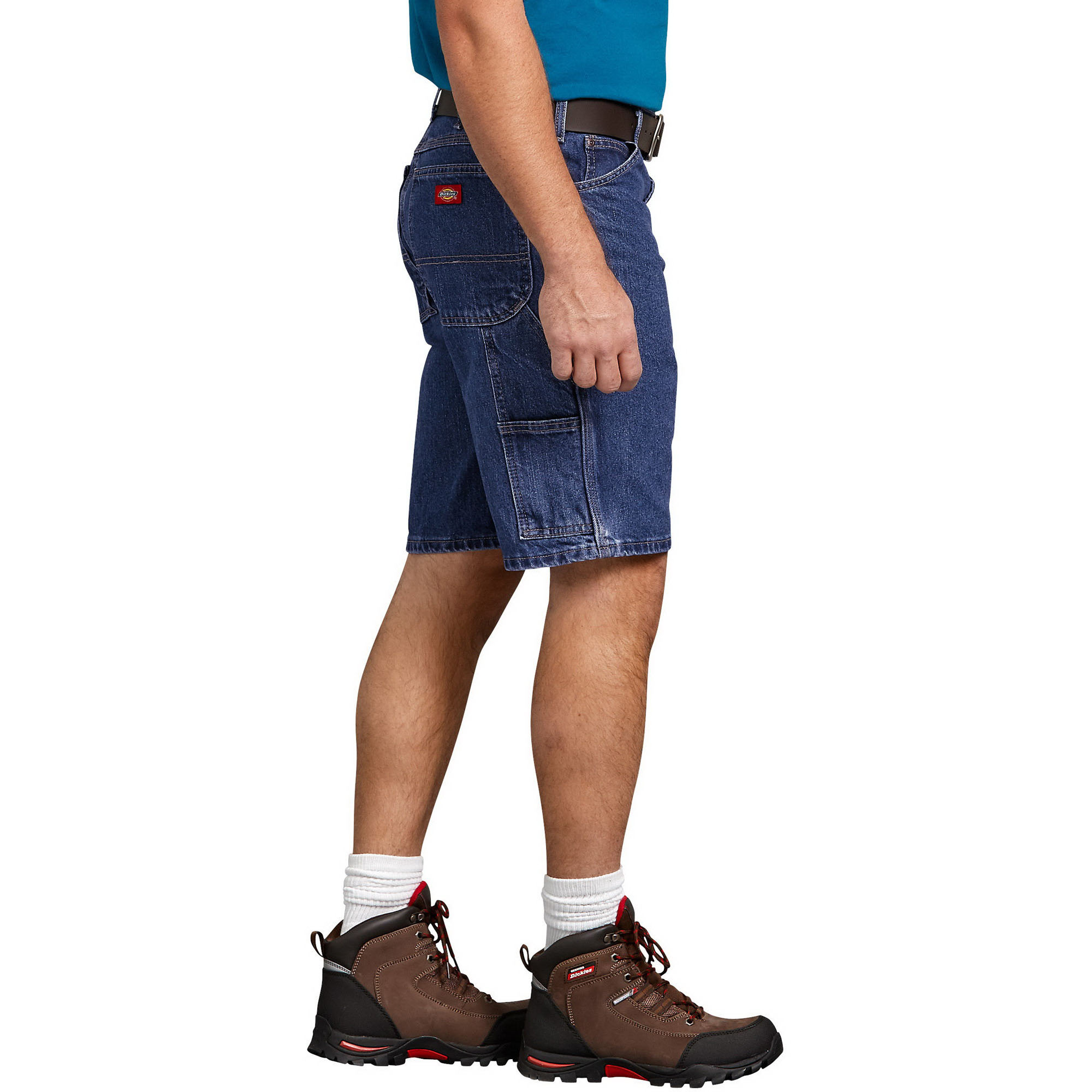 Dickies Stone-Washed Indigo Blue Denim Carpenter Shorts - Men