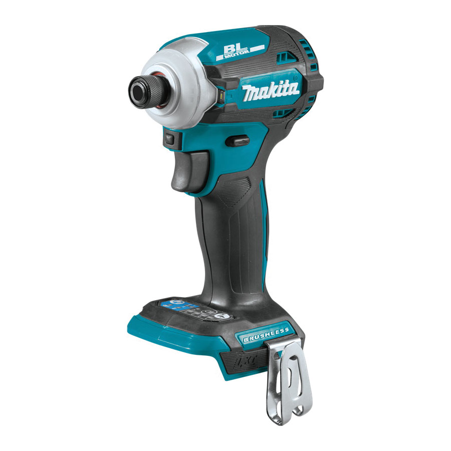 Makita XDT16Z Impact Driver, Tool Only, 18 V, 1/4 in Drive, Hex Drive, 0 to 3800 ipm, 0 to 3600 rpm Speed