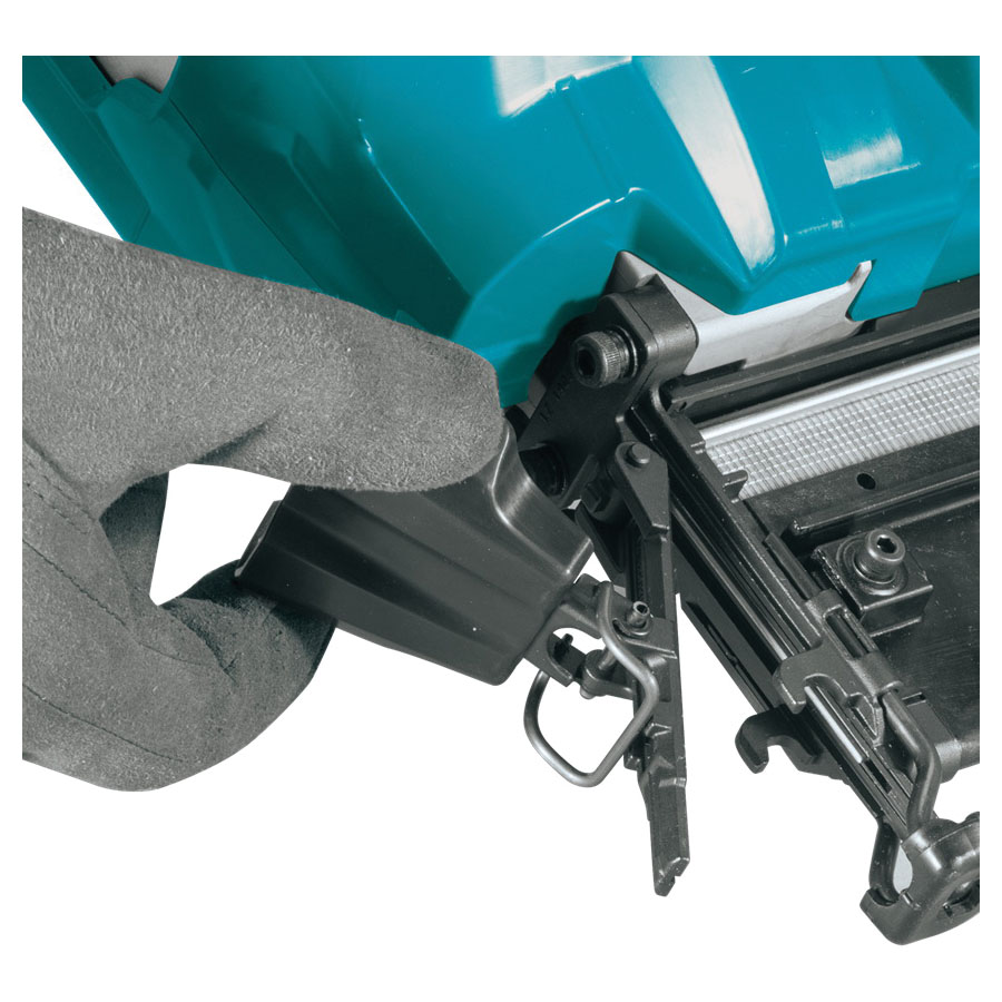 Makita XNB02Z Nailer, Tool Only, 18 V, 110 Magazine, 16 ga Nail, Nail Fastener, 1 to 2-1/2 in Fastener