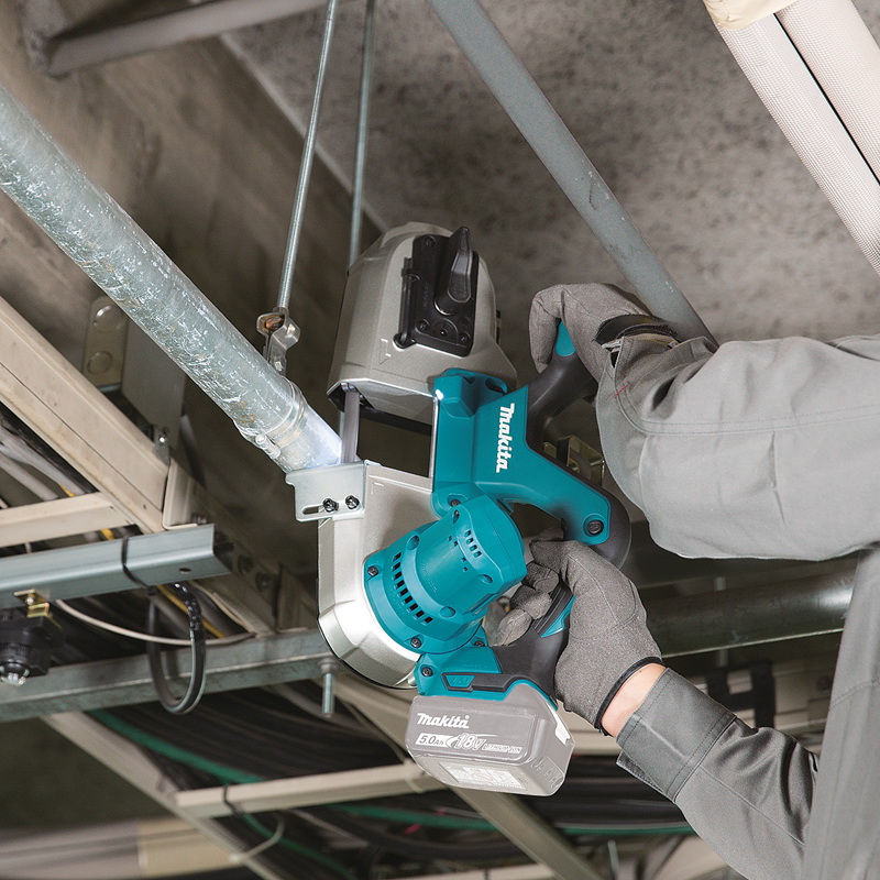 Makita XBP03Z Band Saw, Tool Only, 18 V Battery, 32-7/8 in L Blade, 2-1/2 in Cutting Capacity