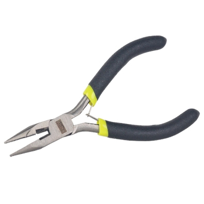 Master Mechanic 213268 Mini Long Nose Plier, 5 in OAL, Cushion-Grip Handle