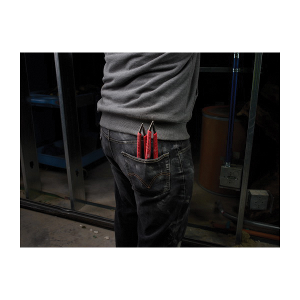 Milwaukee 48-22-6320 Straight-Jaw Pliers, 20 in OAL, 5-1/2 in Cutting Capacity, 5-1/2 in Jaw Opening, Red Handle - 4