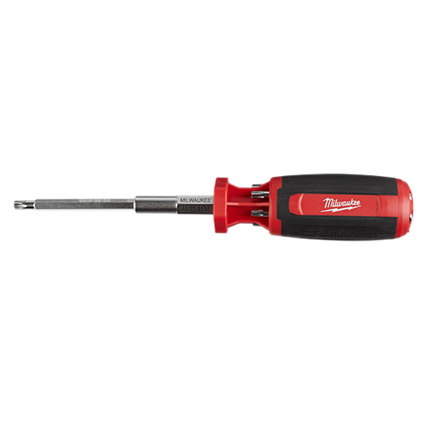 Milwaukee 48-22-2131 Multi-Bit Driver, 1/4 in Drive, ECX Drive, 9.06 in OAL, Plastic Handle, Barrel-Grip Handle