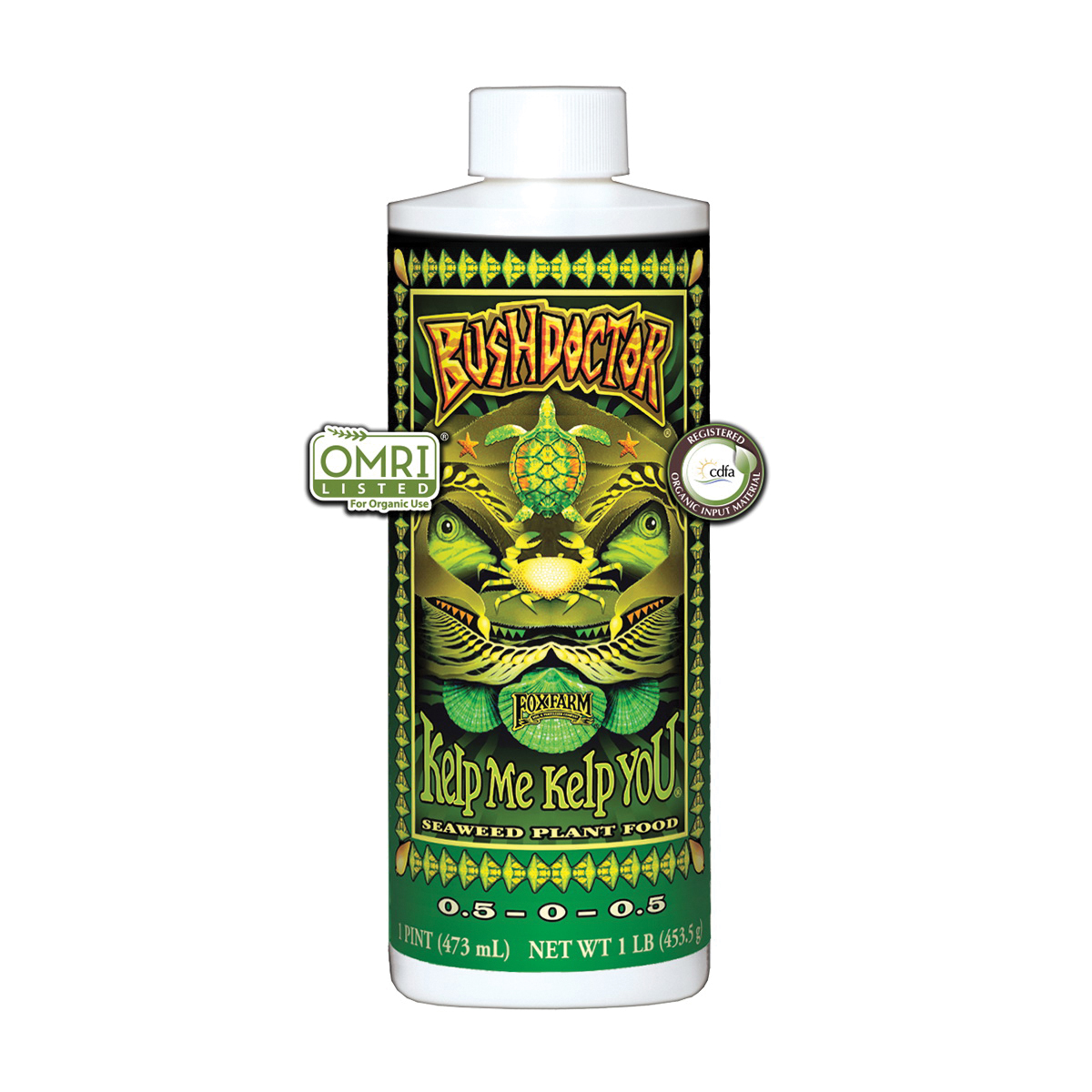 Kelp Me Kelp You FX794209 Plant Food, 1 pt, Liquid, 0.5-0-0.5 N-P-K Ratio