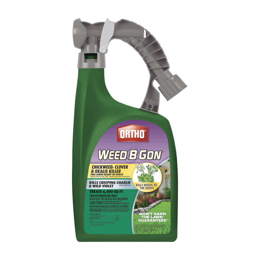 Weed B Gon 0398710 Weed Killer Concentrate, Liquid, Spray Application, 32 oz Bottle