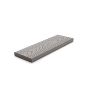 Select PG010620SS01 Square-Edge Decking Board, 20 ft L, 6 in W, 1 in T, Pebble Gray