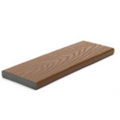 Select SD010620SS01 Square-Edge Decking Board, 20 ft L, 6 in W, 1 in T, Saddle