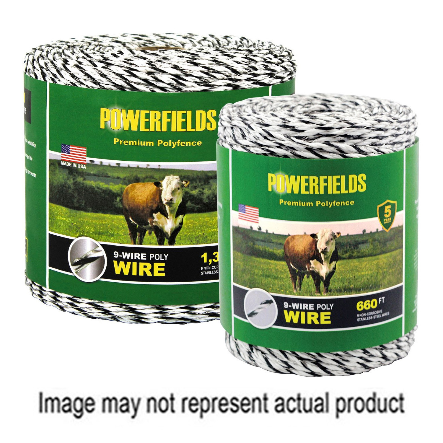 ELECTRIC FENCE POLY WIRE 6 WIRE 660' 