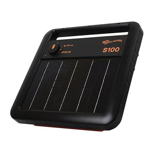 G346404 Solar Fence Energizer, 0.73 J Output Energy, Rechargeable Battery
