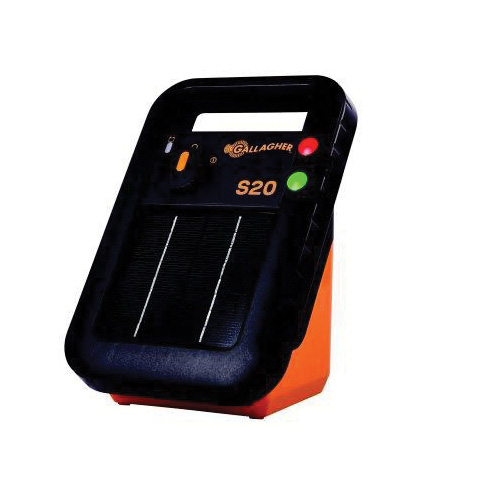 G341424 Solar Fence Energizer, Rechargeable Battery, 14 acre (Typical), 40 acre (Clean) Fence Distance