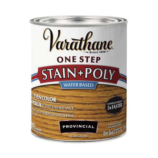 Varathane 336359 Stain and Polyurethane, Provincial, Liquid, 1 qt