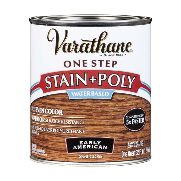 336361 Stain and Polyurethane, Early American, Liquid, 1 qt