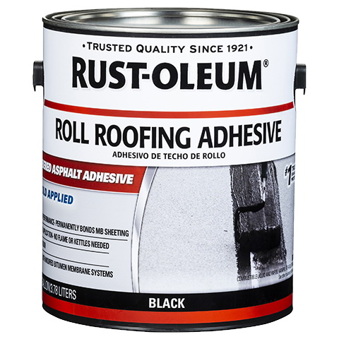 347428 Roll Roofing Adhesive, Black, Liquid, 0.9 gal