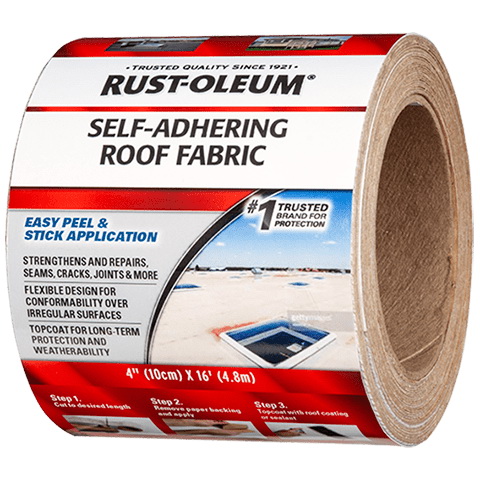 345651 Self-Adhering Roof Fabric, 4 in x 25 ft Roll