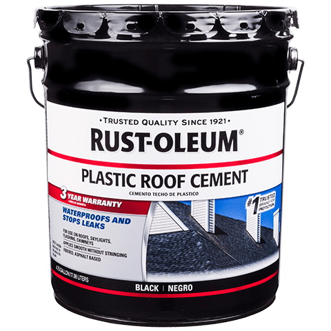 301990 Cement Roof Repair, Black, Liquid, 4.75 gal