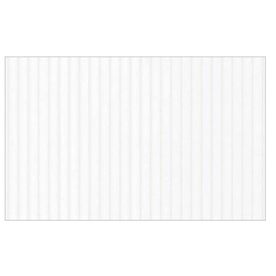 Magic Cover 04F-186502-06 Ribbed Shelf Liner, 4 ft L, 12 in W, White
