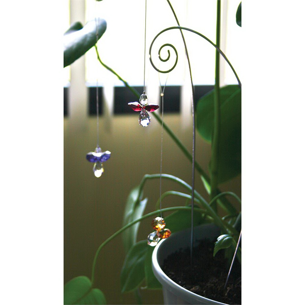 Woodstock Chimes CGGT Crystal Guardian Angel, 6 in L, Garnet, Austrian Crystal