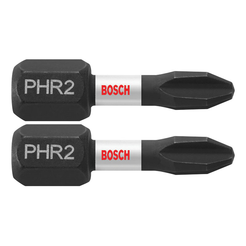 Impact Tough ITPH2R102 Insert Bit, #2R Drive, Phillips Drive, 1/4 in Shank, 1 in L, Steel