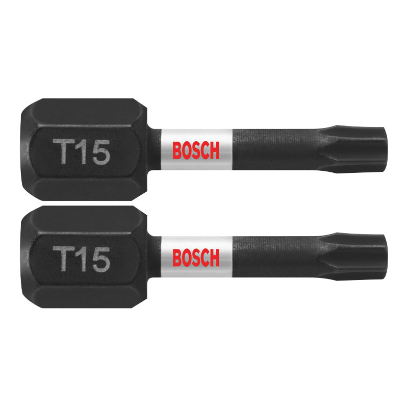 Impact Tough ITT15102 Insert Bit, #15 Drive, Torx Drive, 1/4 in Shank, 1 in L, Steel