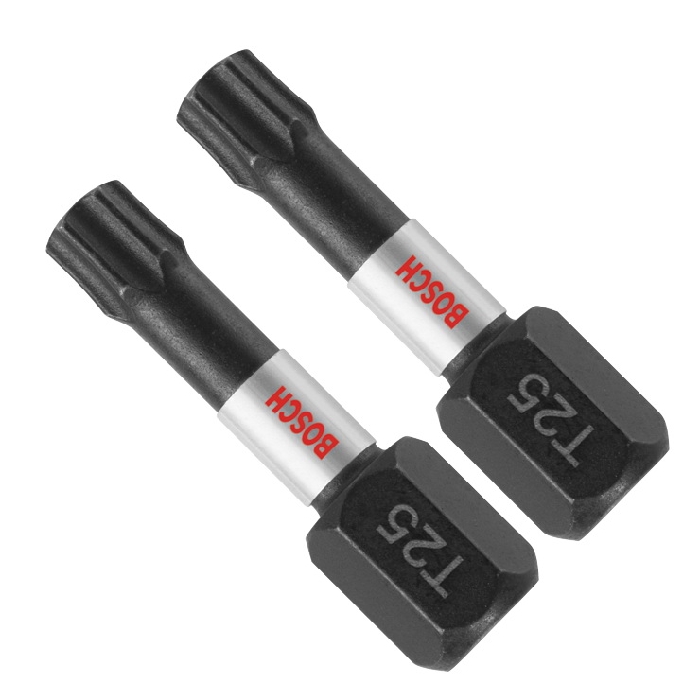 Impact Tough ITT25102 Insert Bit, #25 Drive, Torx Drive, 1/4 in Shank, 1 in L, Steel