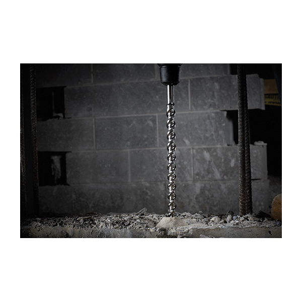 Milwaukee 48-20-3988 Drill Bit, 1-1/2 in Dia, 23 in OAL, Wide Flute, 1-Flute, 45/64 in Dia Shank, SDS-Max Shank