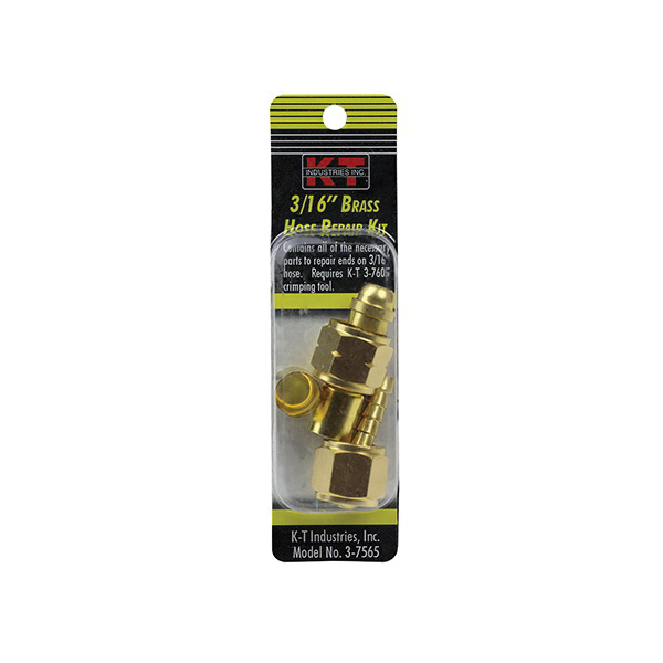 CRIMPED ON HOSE END IN HIGH QUALITY BRASS (EACH END