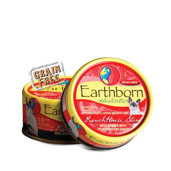 Earthborn Holistic RanchHouse Stew 1600133 Cat Food, 5.5 oz Can - 1