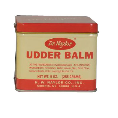 Dr. Naylor UB9 Udder Balm, Semi-Solid, Mint Clove, 9 oz