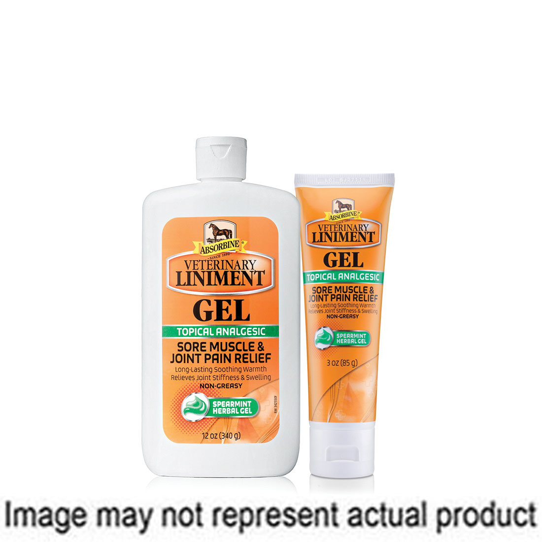 Absorbine 407505 Series Veterinary Liniment, Gel, 3 oz Tube
