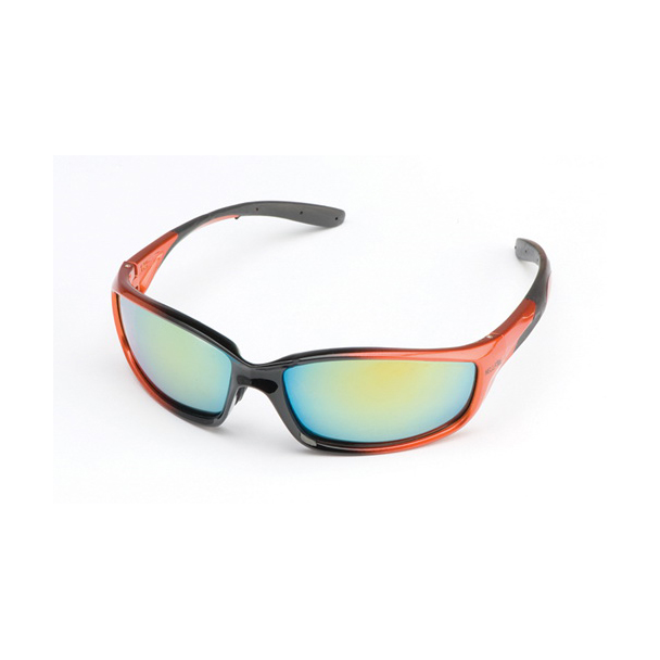 Stihl 7010 884 0350 Hellfire Glasses, Polycarbonate Lens, Black/Orange Frame, UV Protection